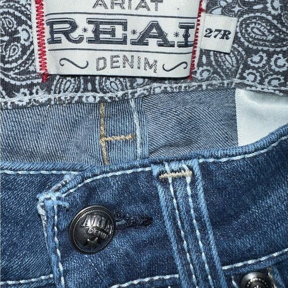 ARIAT western wear bootcut jeans size 27r - Picture 4 of 6
